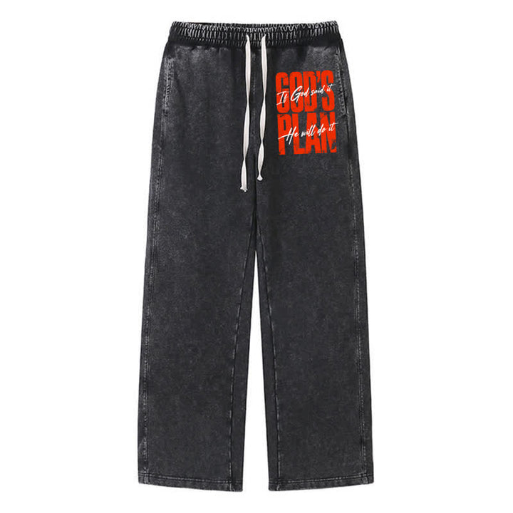Christianartworkshop Orange Statement Relaxed Street Washed Sweatpants - Schwarz - 2XL - image 8
