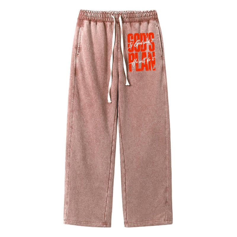 Christianartworkshop Orange Statement Relaxed Street Washed Sweatpants - Braun - 2XL - image 24