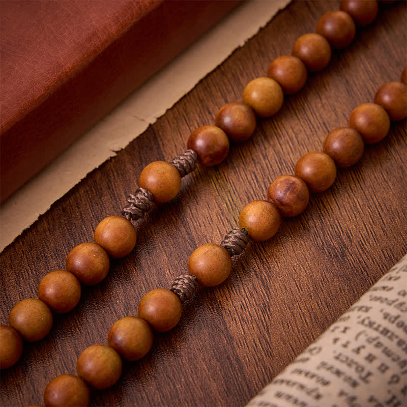 Christianartworkshop Rosenkranz aus Naturholz mit Madonna-und-Kind-Motiv: Zeichen beständiger göttlicher Wärme - image 17