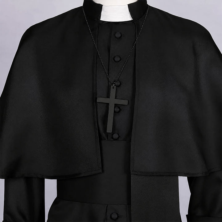 Christianartworkshop Mehrfarbige zeremonielle römische Soutane-Kassock: Ästhetik mittelalterlicher Priester - image 9