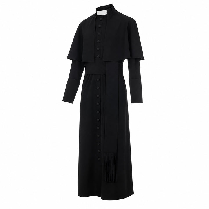 Christianartworkshop Mehrfarbige zeremonielle römische Soutane-Kassock: Ästhetik mittelalterlicher Priester - image 8