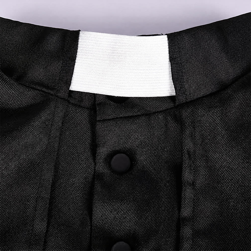 Christianartworkshop Mehrfarbige zeremonielle römische Soutane-Kassock: Ästhetik mittelalterlicher Priester - image 6
