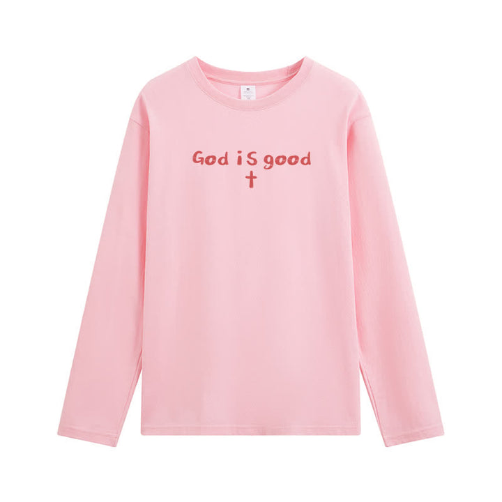 Christianartworkshop „Gott ist der einzige Grund“ – Weißes Langarm-T-Shirt - image 5