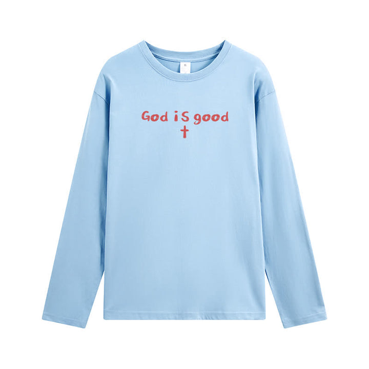 Christianartworkshop „Gott ist der einzige Grund“ – Weißes Langarm-T-Shirt - image 20