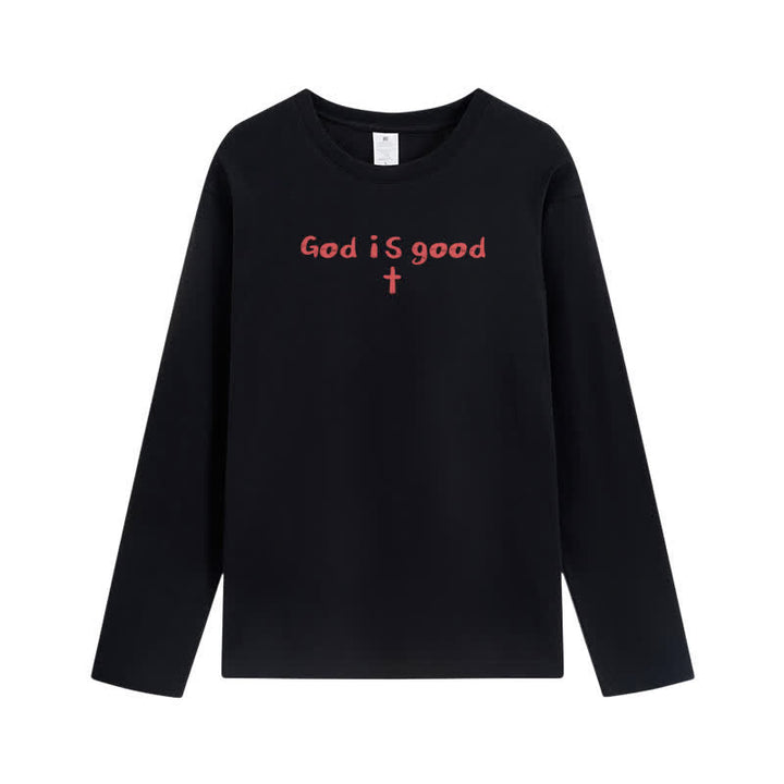 Christianartworkshop „Gott ist der einzige Grund“ – Weißes Langarm-T-Shirt - image 8