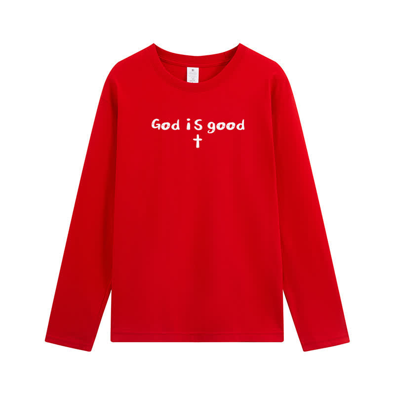 Christianartworkshop „Gott ist der einzige Grund“ – Weißes Langarm-T-Shirt - image 32