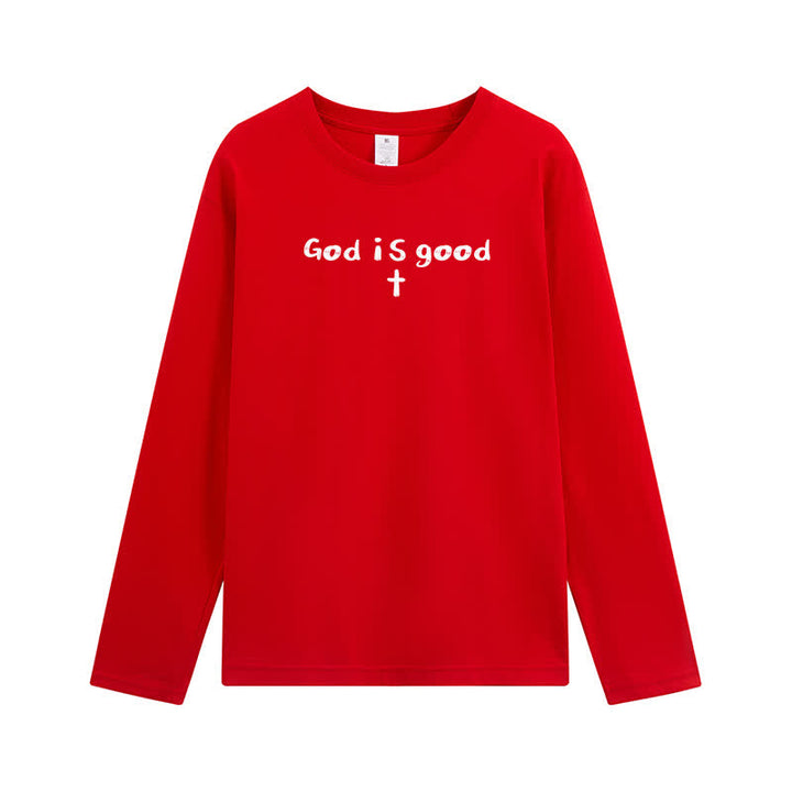 Christianartworkshop „Gott ist der einzige Grund“ – Weißes Langarm-T-Shirt - image 32