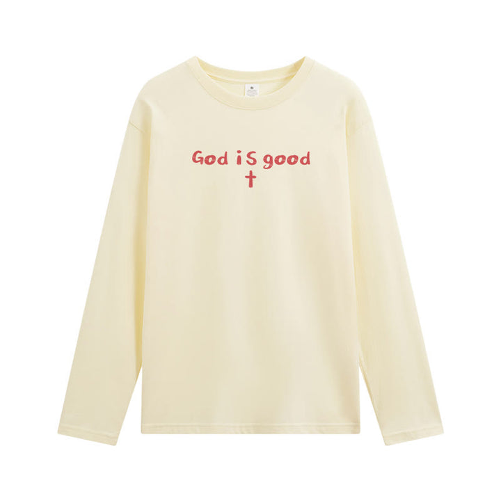 Christianartworkshop „Gott ist der einzige Grund“ – Weißes Langarm-T-Shirt - image 35