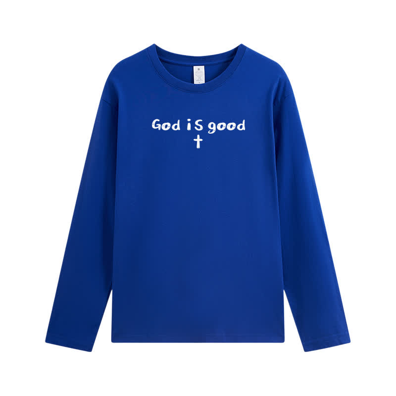 Christianartworkshop „Gott ist der einzige Grund“ – Weißes Langarm-T-Shirt - image 29