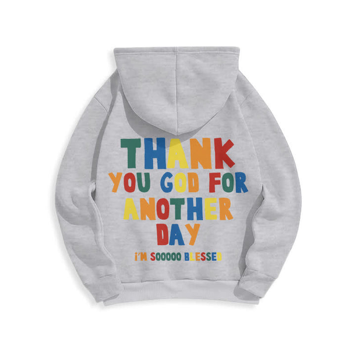 Christianartworkshop Lässiger Fleece-Hoodie mit Rückenaufdruck „Child of God“. - image 22