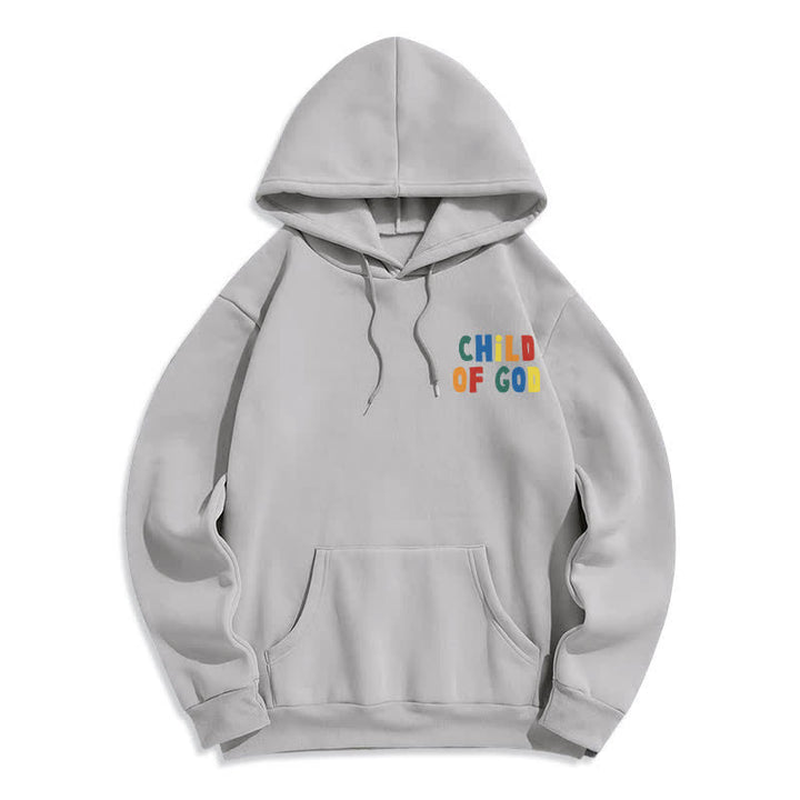 Christianartworkshop Lässiger Fleece-Hoodie mit Rückenaufdruck „Child of God“. - image 23