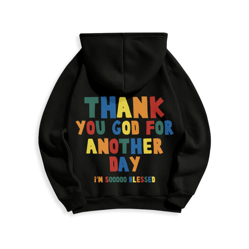 Christianartworkshop Lässiger Fleece-Hoodie mit Rückenaufdruck „Child of God“. - image 1