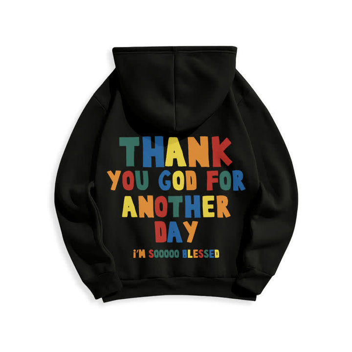 Christianartworkshop Lässiger Fleece-Hoodie mit Rückenaufdruck „Child of God“. - image 1