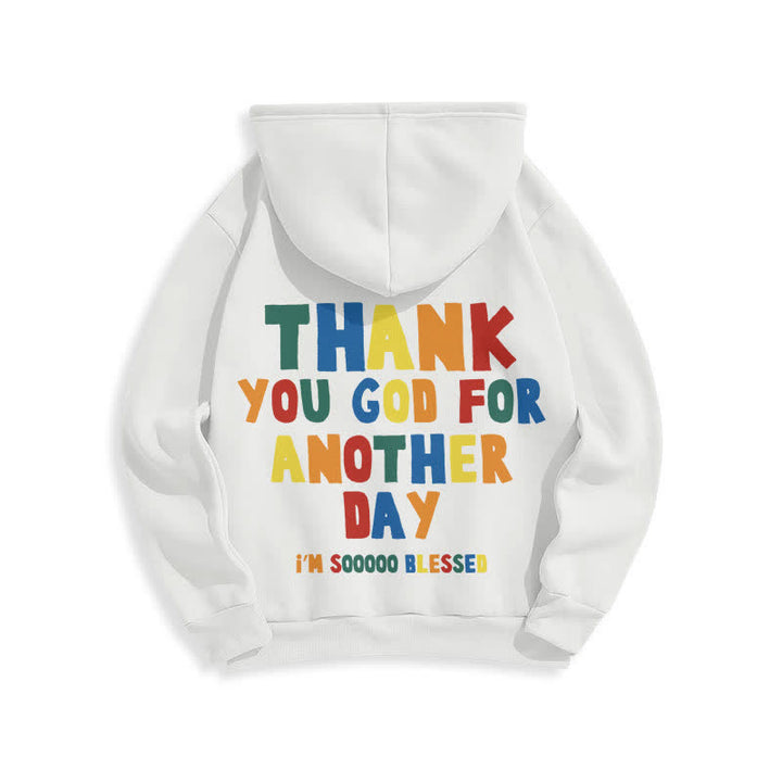 Christianartworkshop Lässiger Fleece-Hoodie mit Rückenaufdruck „Child of God“. - image 4