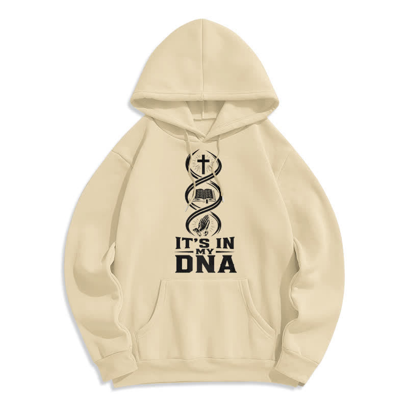 Christianartworkshop Es liegt in meiner DNA, Glaube – Fleece-Pullover-Hoodie - Aprikose - 2XL - image 7