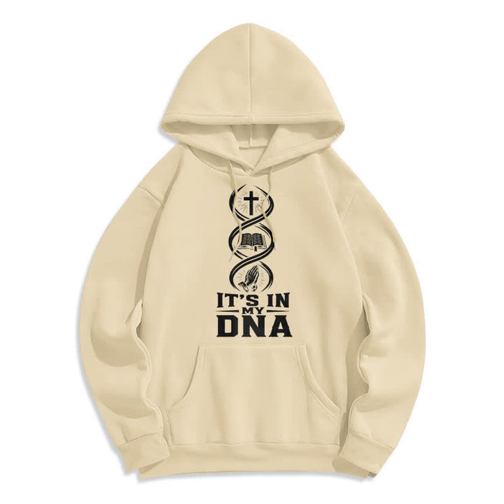 Christianartworkshop Es liegt in meiner DNA, Glaube – Fleece-Pullover-Hoodie - Aprikose - 2XL - image 7