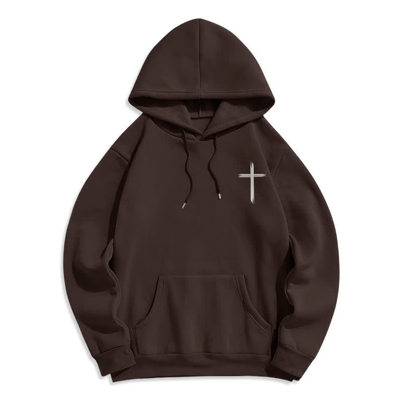 Christianartworkshop „Jesus hat alles bezahlt“-Quittungs-Grafik-Fleece-Pullover-Hoodie - image 14