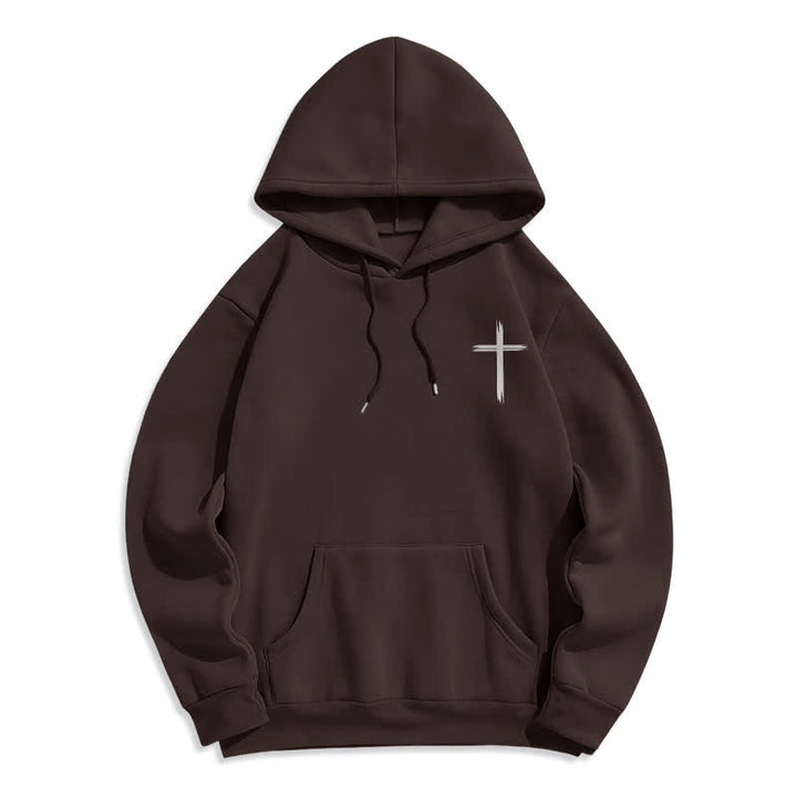 Christianartworkshop „Jesus hat alles bezahlt“-Quittungs-Grafik-Fleece-Pullover-Hoodie - image 14
