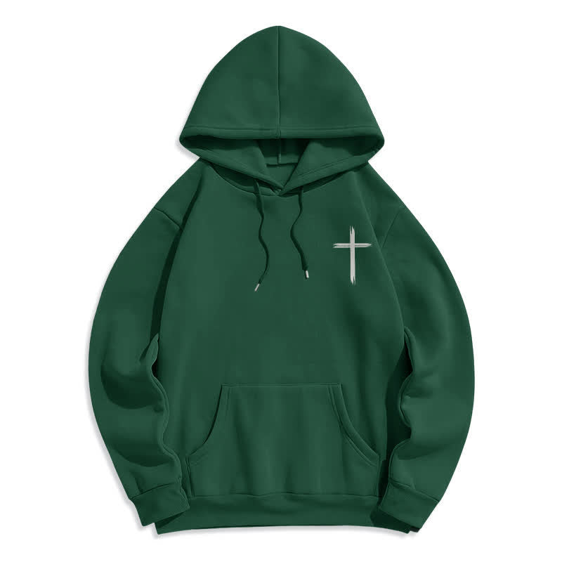Christianartworkshop „Jesus hat alles bezahlt“-Quittungs-Grafik-Fleece-Pullover-Hoodie - image 17
