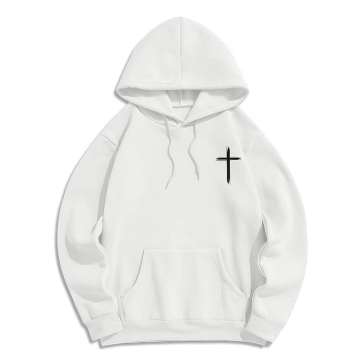 Christianartworkshop „Jesus hat alles bezahlt“-Quittungs-Grafik-Fleece-Pullover-Hoodie - image 5