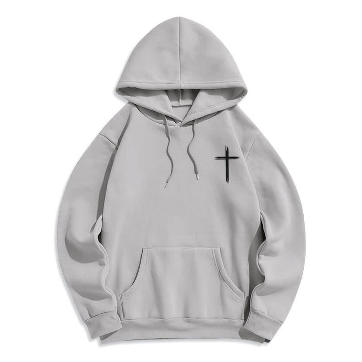 Christianartworkshop „Jesus hat alles bezahlt“-Quittungs-Grafik-Fleece-Pullover-Hoodie - image 2
