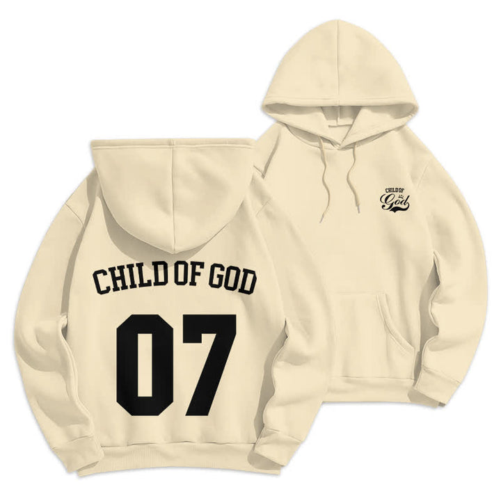 Christianartworkshop Child Of God 07 Street Fleece Pullover Hoodie - Aprikose - 2XL - image 15