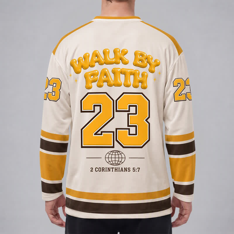 Christianartworkshop This Is The Day Puff Print Hockeytrikot - image 4
