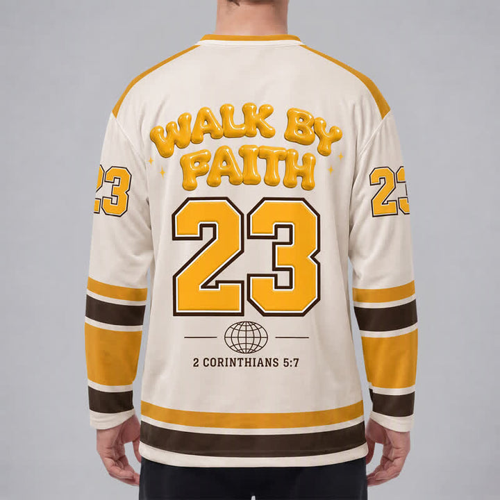 Christianartworkshop This Is The Day Puff Print Hockeytrikot - image 4