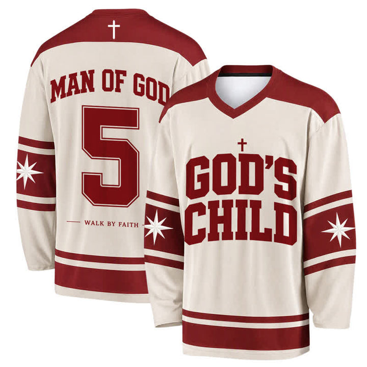 Christianartworkshop God's Child Walk By Faith Hockeytrikot - 5XL - image 0