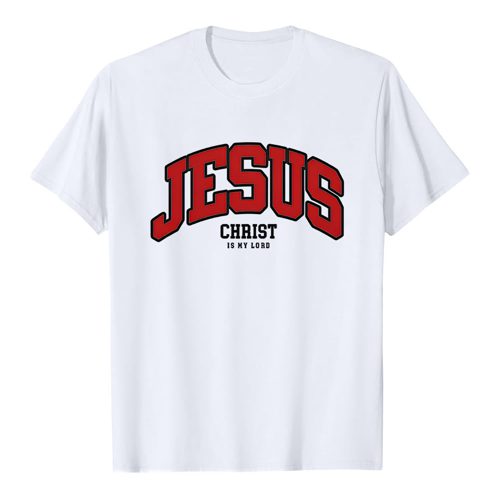 Christianartworkshop – Christliches T-Shirt mit kühner Erklärung: „Jesus Christus ist mein Herr“. - Weiß - 2XL - image 1