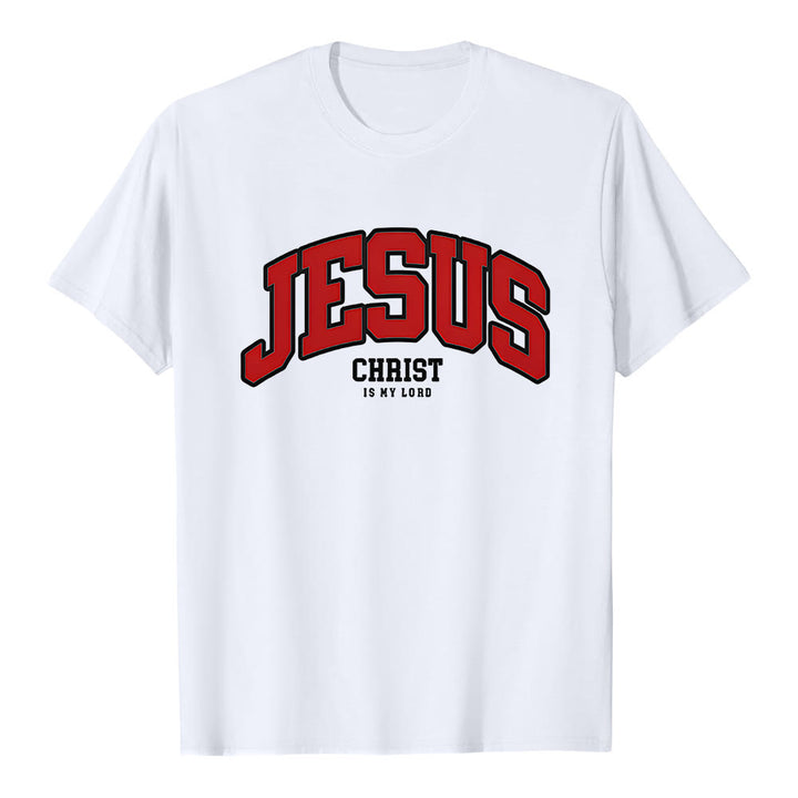 Christianartworkshop – Christliches T-Shirt mit kühner Erklärung: „Jesus Christus ist mein Herr“. - Weiß - 2XL - image 1