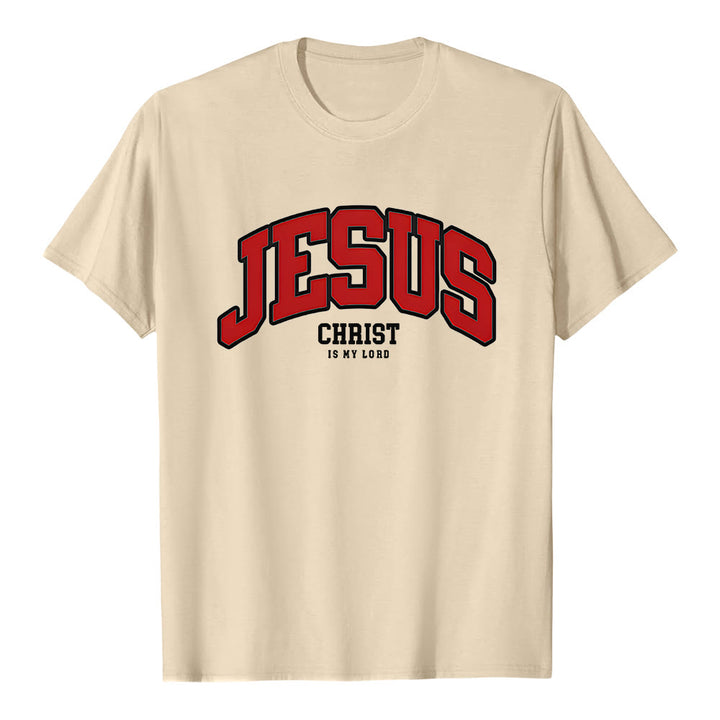 Christianartworkshop – Christliches T-Shirt mit kühner Erklärung: „Jesus Christus ist mein Herr“. - Beige - 2XL - image 7