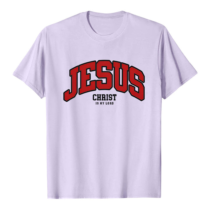 Christianartworkshop – Christliches T-Shirt mit kühner Erklärung: „Jesus Christus ist mein Herr“. - Lila - 2XL - image 4