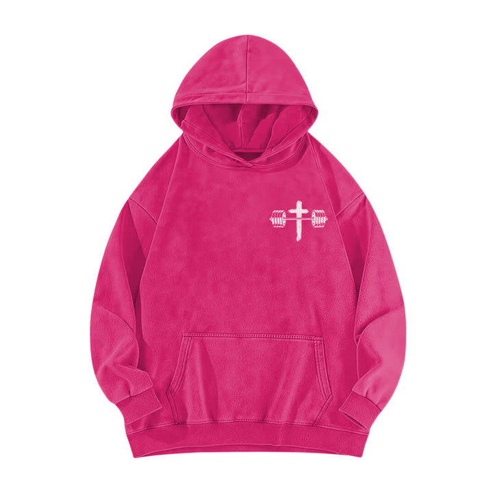 Christianartworkshop Nicht durch meine Kraft, sondern durch seinen braun verwaschenen Hoodie - image 17