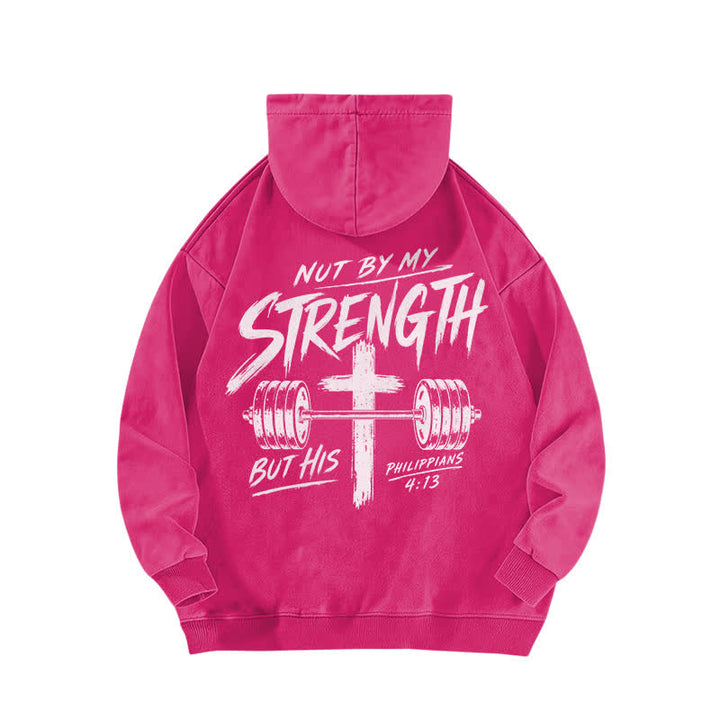 Christianartworkshop Nicht durch meine Kraft, sondern durch seinen braun verwaschenen Hoodie - image 16