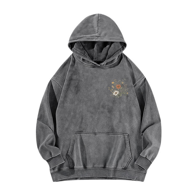 Christianartworkshop Für eine Zeit wie diese: Dieser geblümte, gewaschene Hoodie - image 8