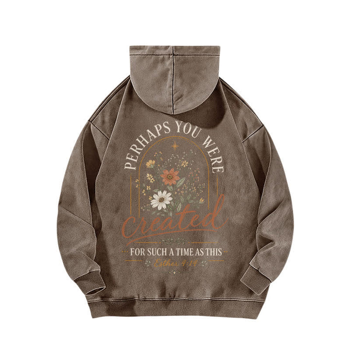 Christianartworkshop Für eine Zeit wie diese: Dieser geblümte, gewaschene Hoodie - image 16
