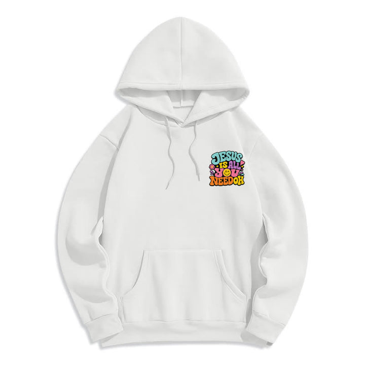 Christianartworkshop Jesus Is All You Need Graffiti Fleecegefütterter Hoodie - image 2