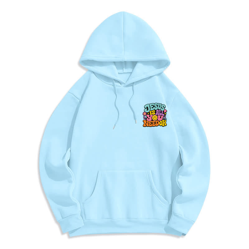 Christianartworkshop Jesus Is All You Need Graffiti Fleecegefütterter Hoodie - image 5