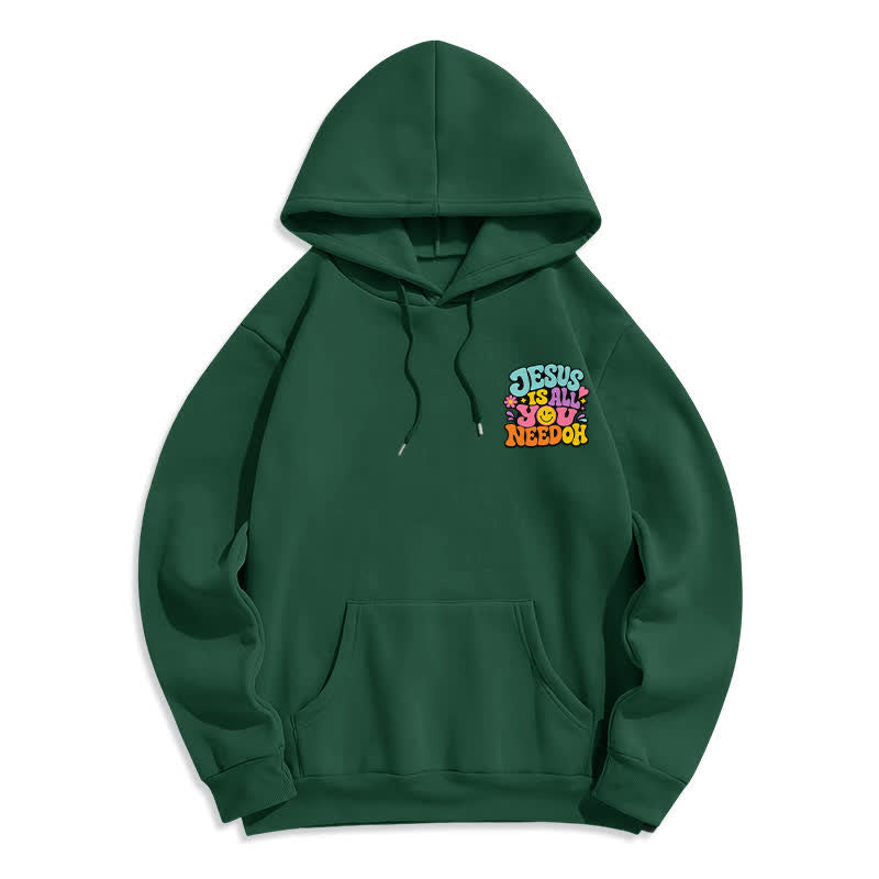 Christianartworkshop Jesus Is All You Need Graffiti Fleecegefütterter Hoodie - image 8