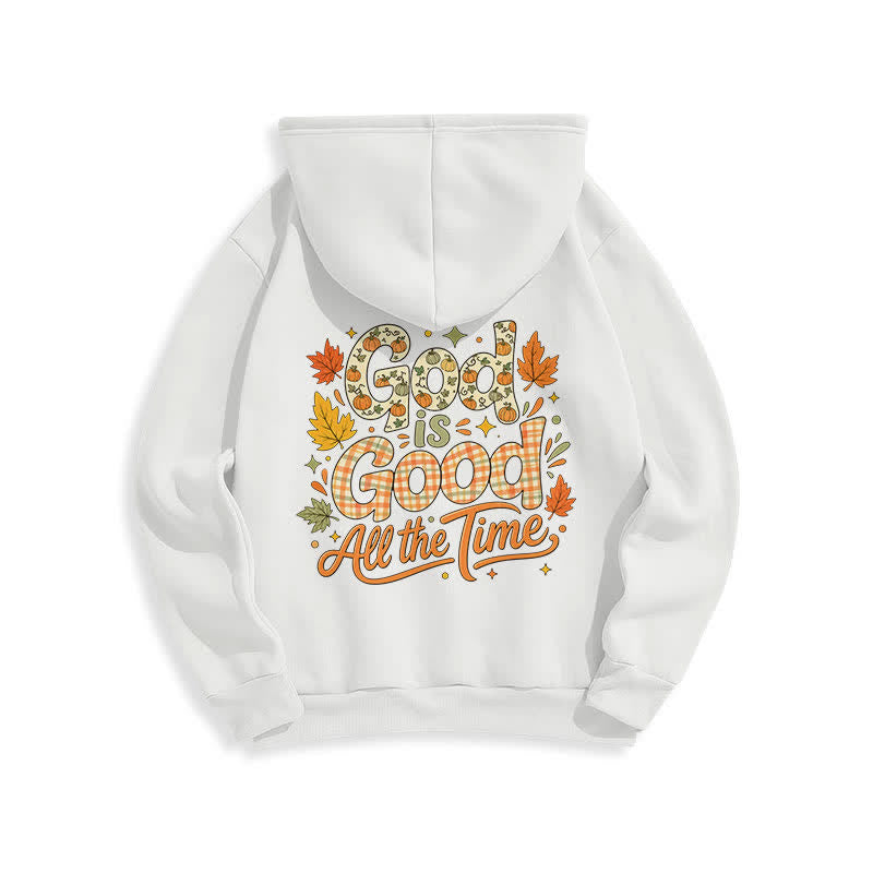 Christianartworkshop Gut ist immer gut – Vintage-Herbst-Hoodie mit Grafikprint - image 1