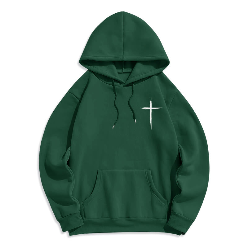 Christianartworkshop Jesus rettet Johannes 14:6 Glaubens-Fleece-gefütterter Polyester-Hoodie - image 20