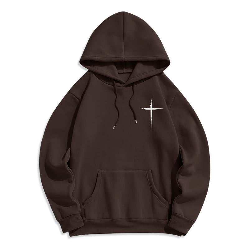 Christianartworkshop Jesus rettet Johannes 14:6 Glaubens-Fleece-gefütterter Polyester-Hoodie - image 8