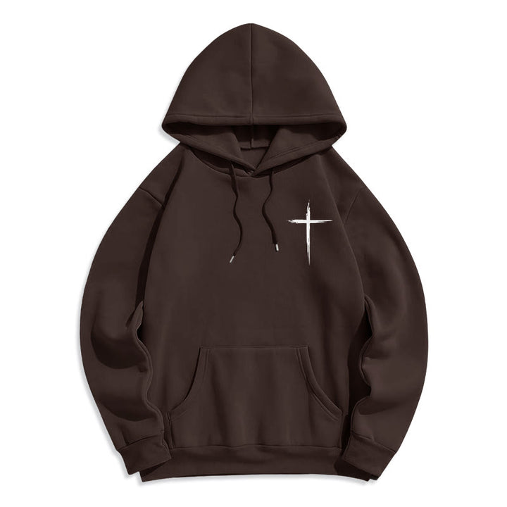Christianartworkshop Jesus rettet Johannes 14:6 Glaubens-Fleece-gefütterter Polyester-Hoodie - image 8