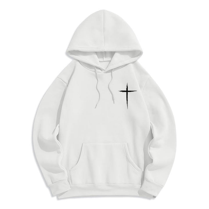 Christianartworkshop Jesus rettet Johannes 14:6 Glaubens-Fleece-gefütterter Polyester-Hoodie - image 5