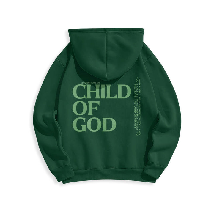 Christianartworkshop Kind Gottes Minimalistischer Statement-Pullover Fleecegefütterter Polyester-Hoodie - image 22