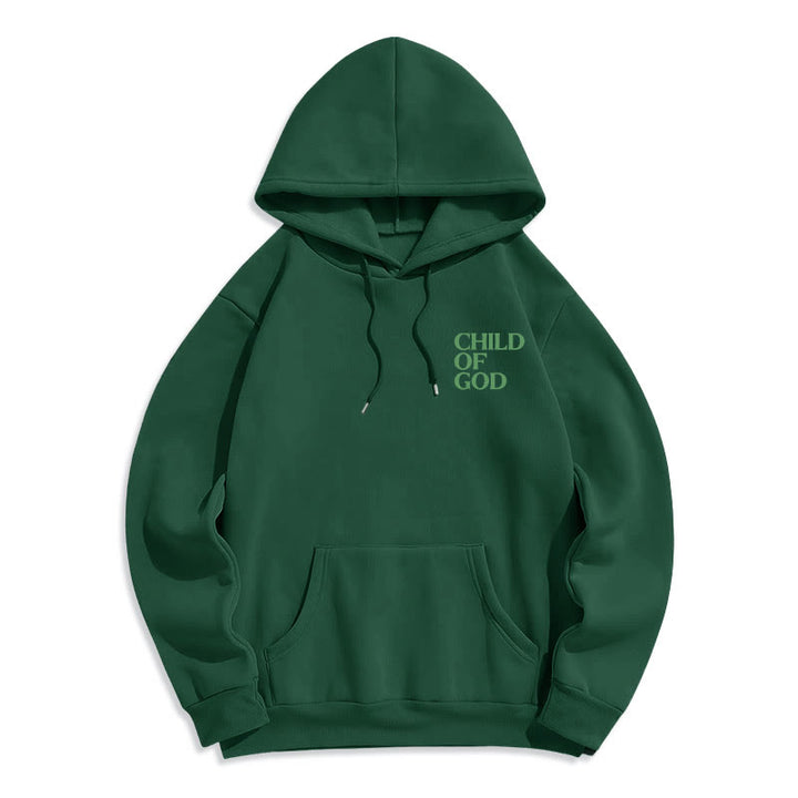 Christianartworkshop Kind Gottes Minimalistischer Statement-Pullover Fleecegefütterter Polyester-Hoodie - image 23